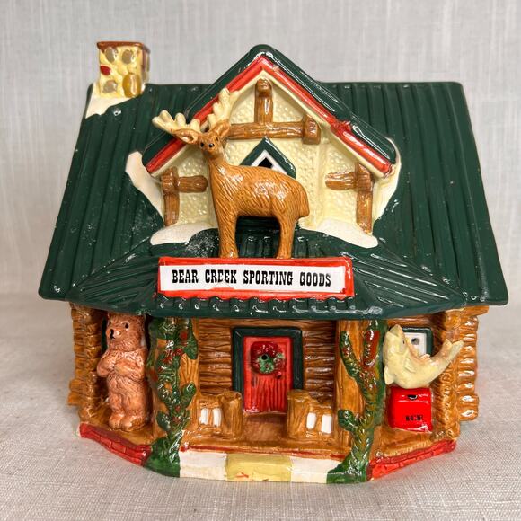 Santas Best Christmas In The Rockies Bear Creek Sporting Goods Kmart Vintage 90s - Picture 1 of 16